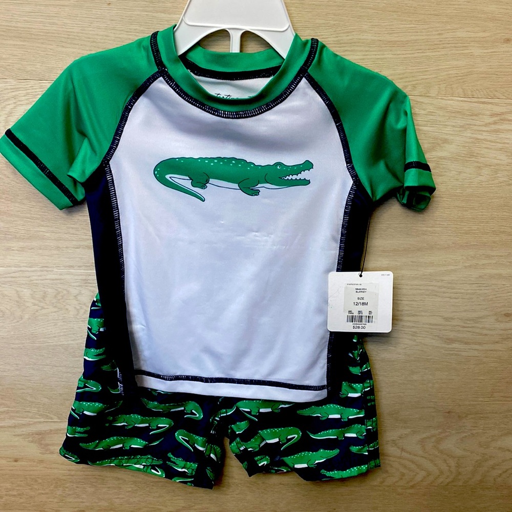 Baby Boys rash guard swim set